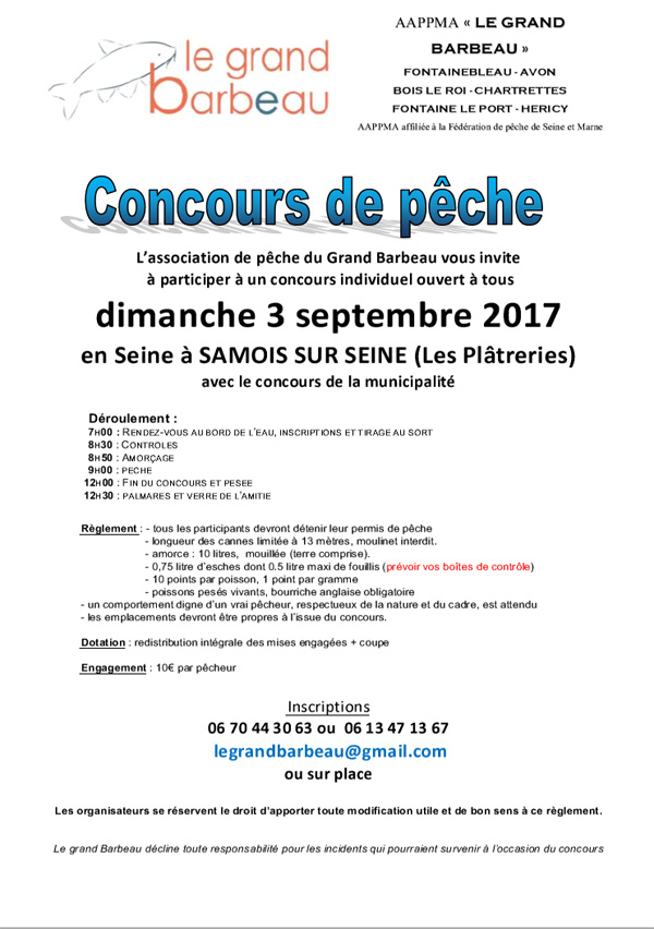 concours Samois sur seine 2017