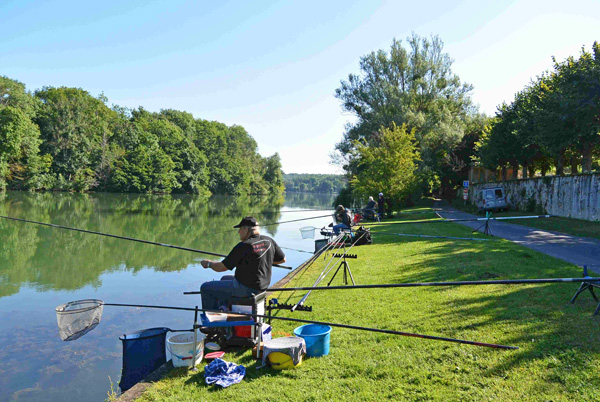 Concours de pêche à Hericy sur Seine en 2017